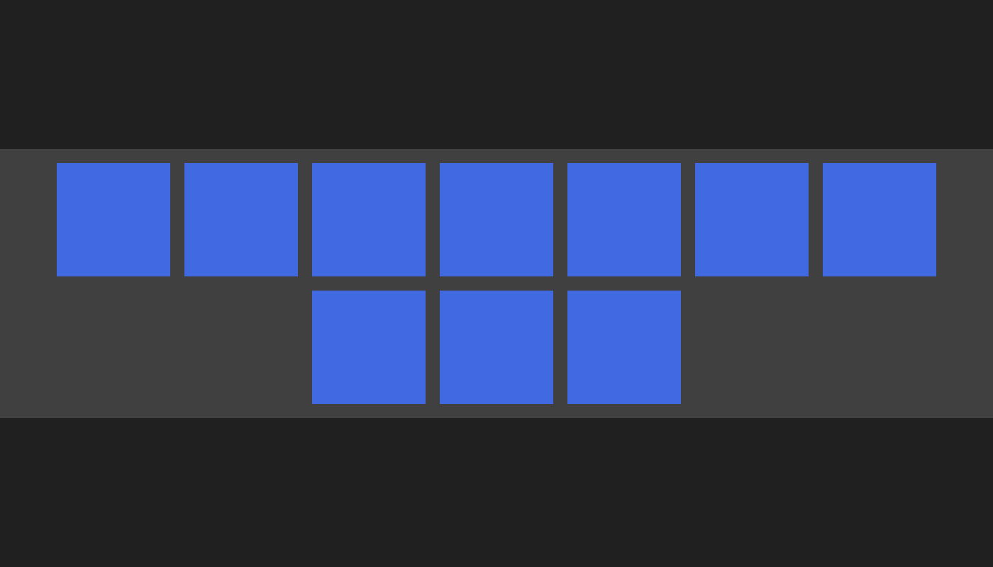 CSS - FlexBoxで子要素間を縦横中央に配置する