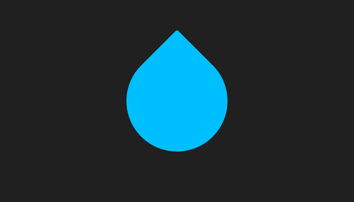 CSS - Water drop