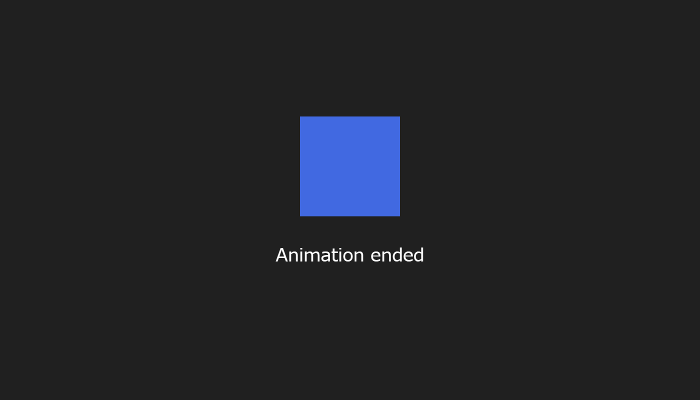 JavaScript - Detect start and end of CSS animation