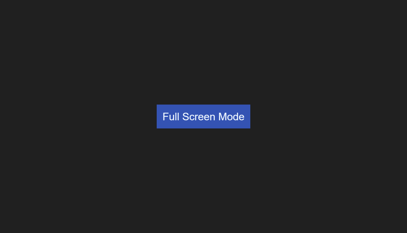 JavaScript - Fullscreen mode toggle button