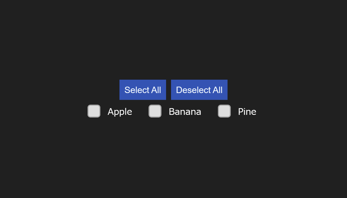 JavaScript - Select or deselect all checkboxes